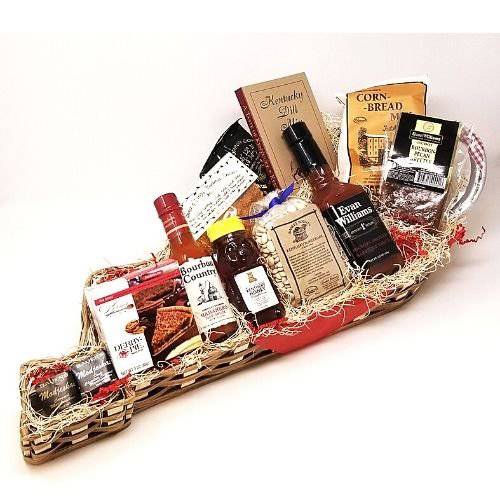 Kentucky Shaped Basket - A Taste of Kentucky