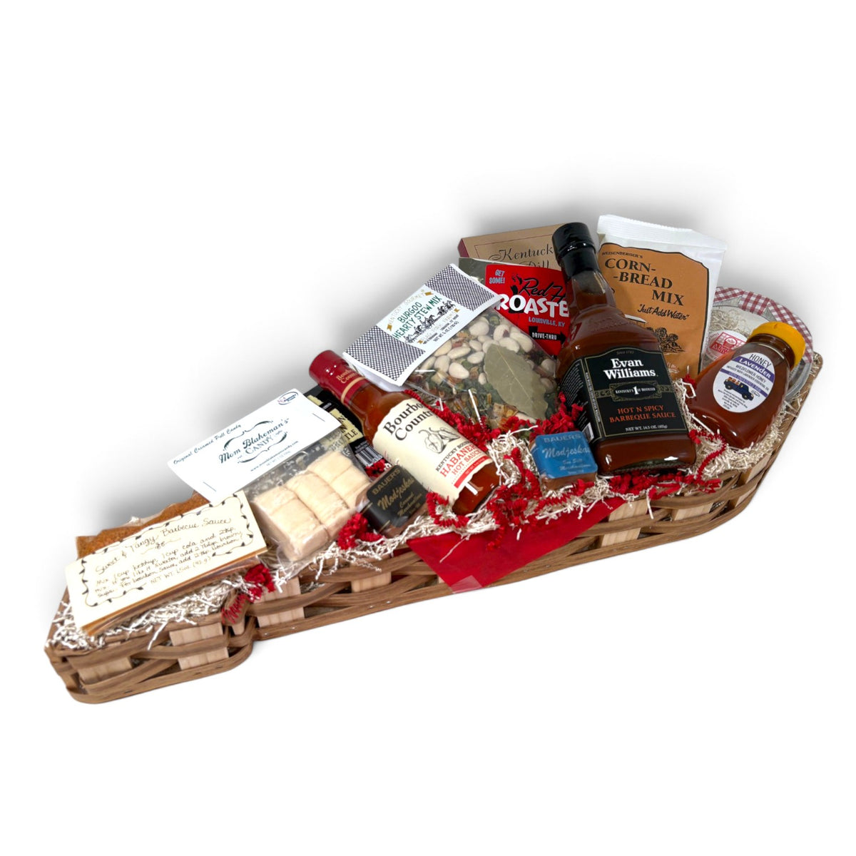 Kentucky Shaped Gift Basket - A Taste of Kentucky