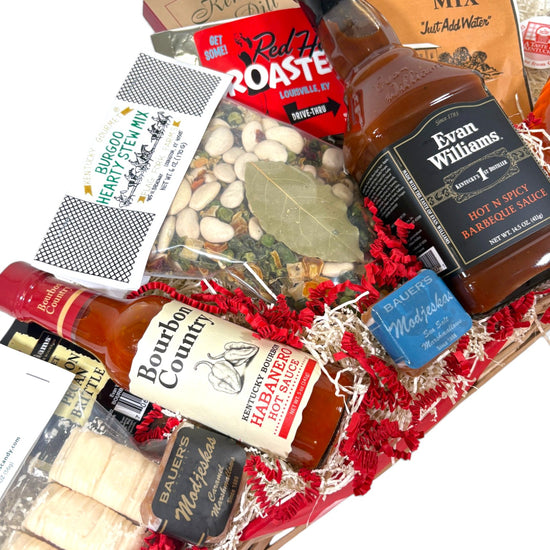 Kentucky Shaped Gift Basket - A Taste of Kentucky