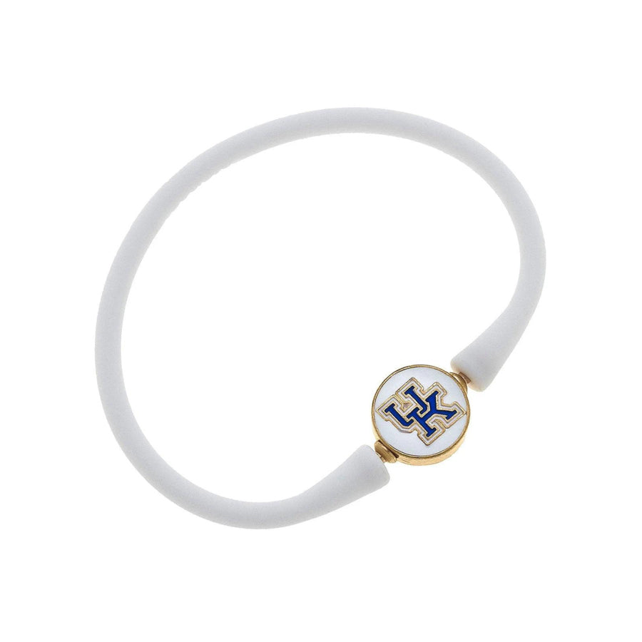 Kentucky Wildcats Enamel Silicone Bali Bracelet – White or Blue - A Taste of Kentucky