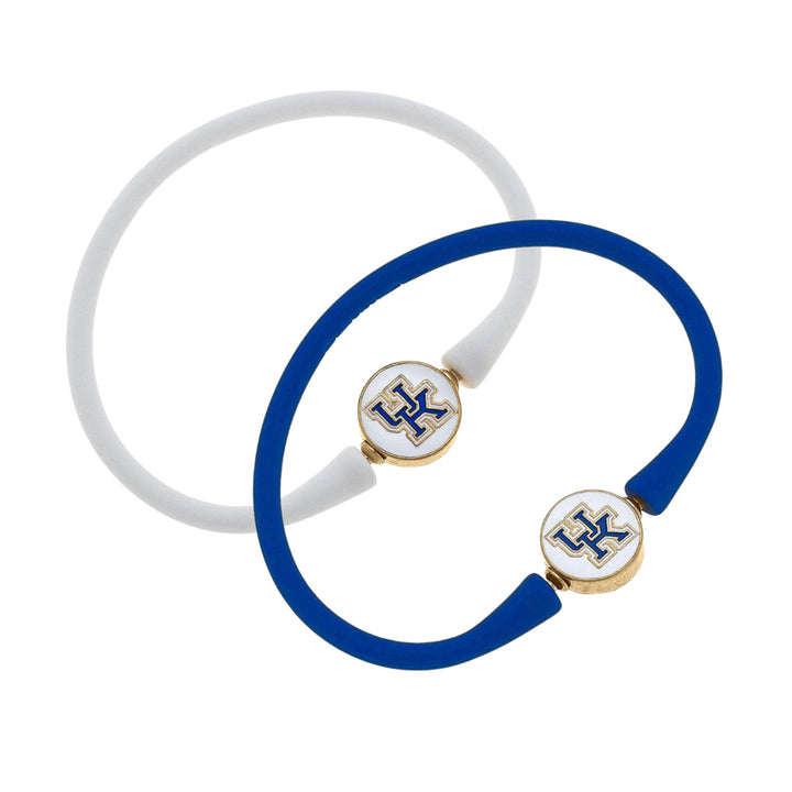 Kentucky Wildcats Enamel Silicone Bali Bracelet – White or Blue - A Taste of Kentucky