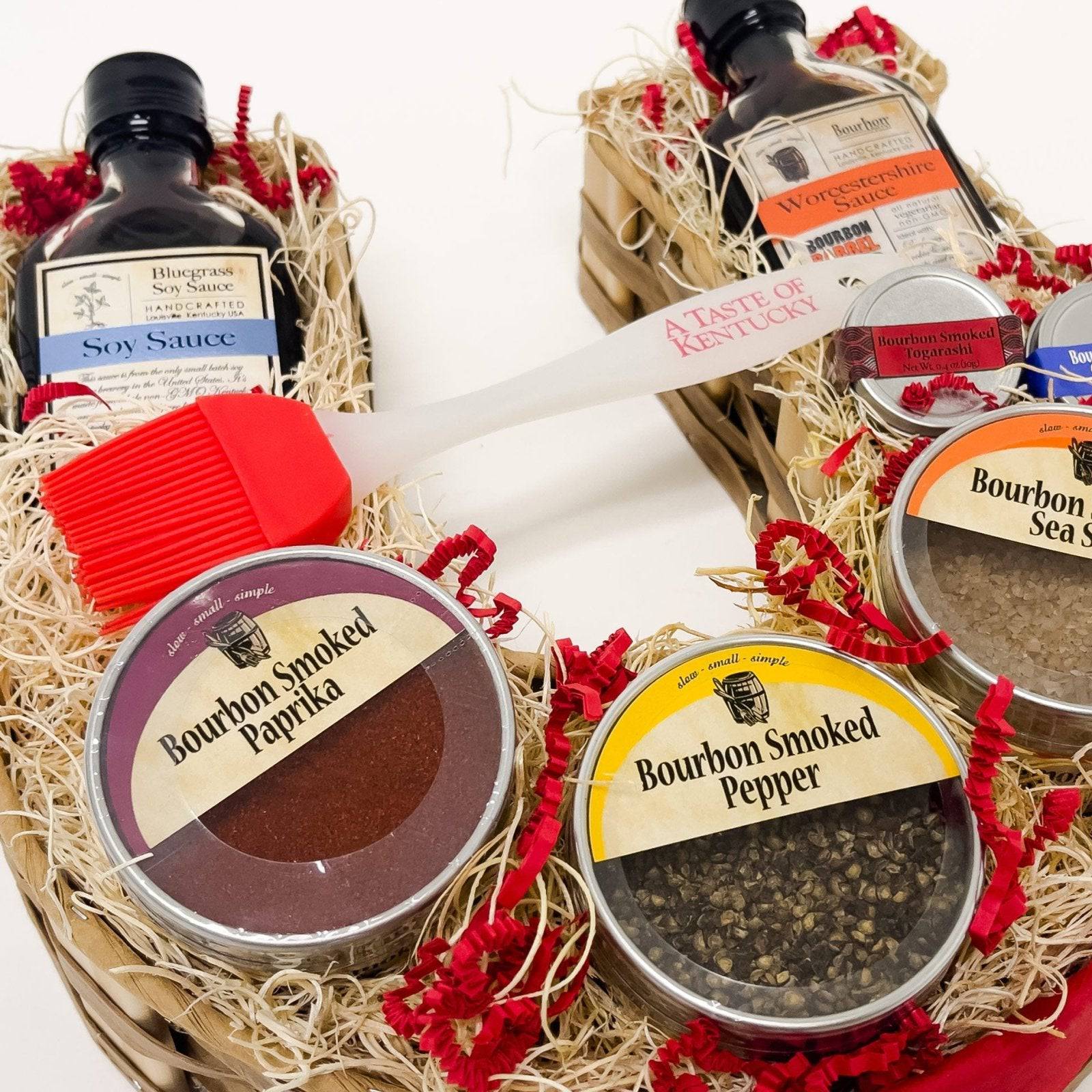 Kick It Up with Bourbon Barrel Foods Horseshoe Gift Basket - A Taste of Kentucky