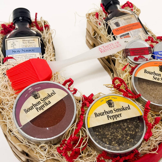 Kick It Up with Bourbon Barrel Foods Horseshoe Gift Basket - A Taste of Kentucky