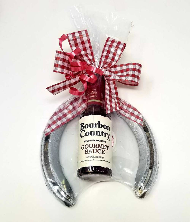 Kicked Up Horseshoe with Mini Bourbon Country Gourmet Sauce - A Taste of Kentucky