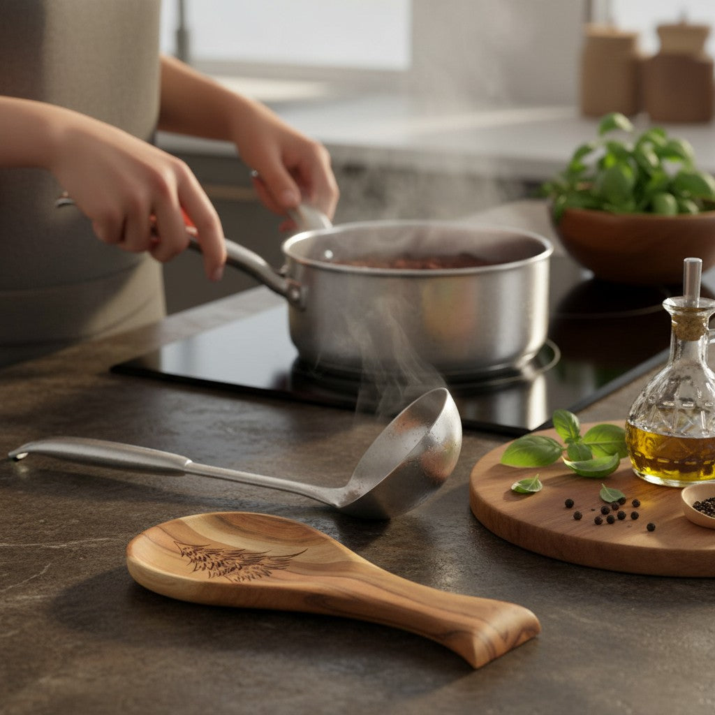 Wooden Christmas Tree Spoon Rest