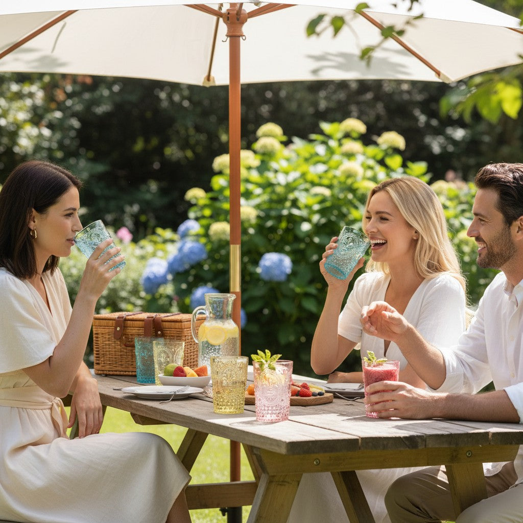Embossed Acrylic Tumbler Set of 4 | Shatterproof Outdoor Drinkware - A Taste of Kentucky