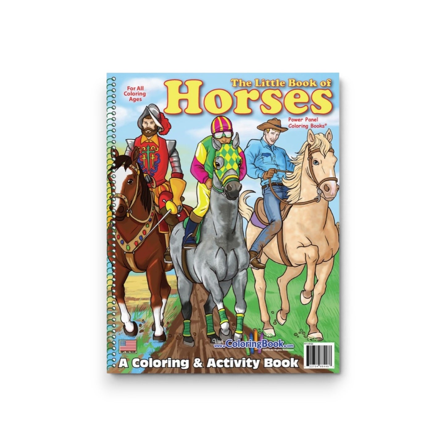 Little Book of Horses Coloring & Activity Book