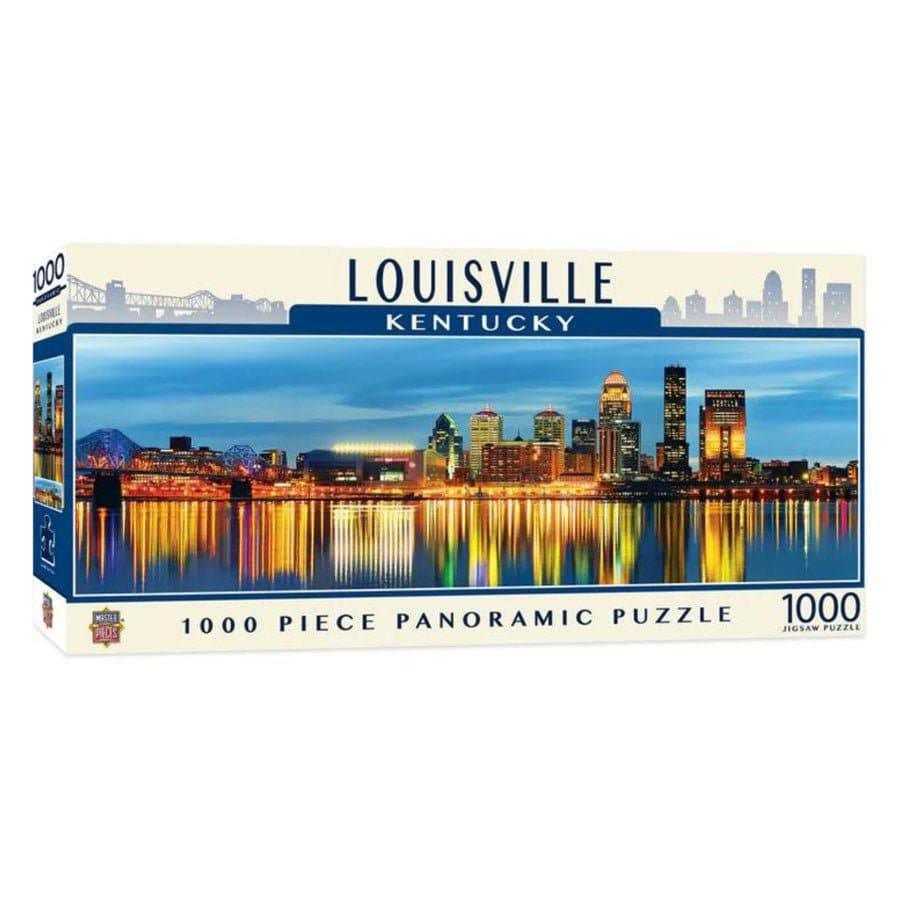 Louisville Skyline Panoramic 1000 - Piece Puzzle - A Taste of Kentucky
