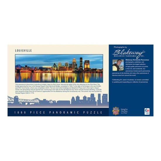 Louisville Skyline Panoramic 1000 - Piece Puzzle - A Taste of Kentucky