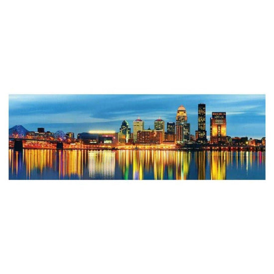 Louisville Skyline Panoramic 1000 - Piece Puzzle - A Taste of Kentucky
