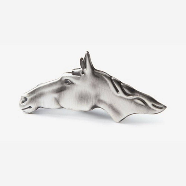 Love Your Neigh - Bor Antiqued Silver Tie Clip - A Taste of Kentucky