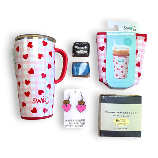 Love & Luxe Valentine's Gift Basket - A Taste of Kentucky