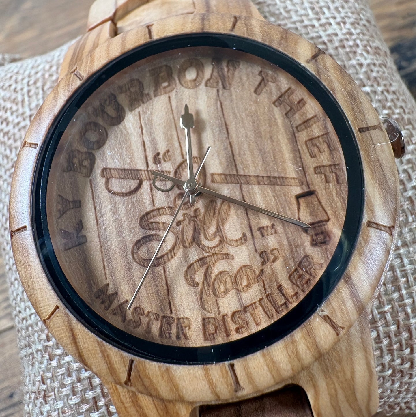Master Distiller Bourbon Watch™ "The Thief" | First Kentucky Bourbon All-Wooden Watch