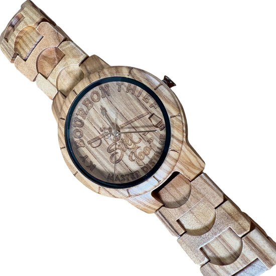 Master Distiller Bourbon Watch™ "The Thief" | First Kentucky Bourbon All-Wooden Watch