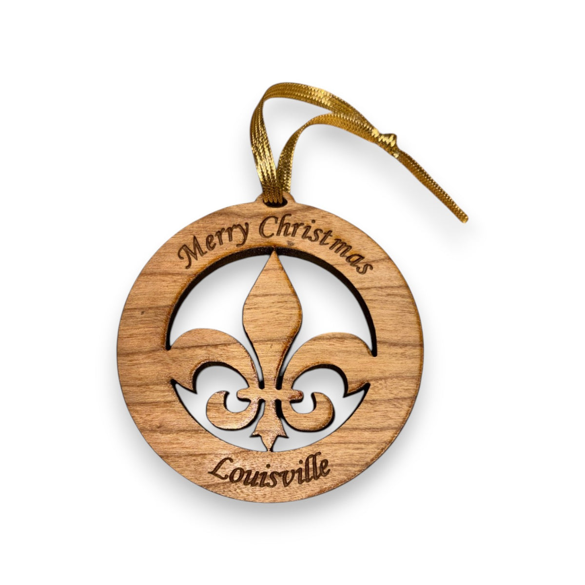 Laser Cut Wooden KY Themed Ornaments