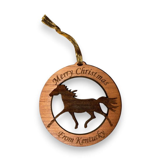 Laser Cut Wooden KY Themed Ornaments