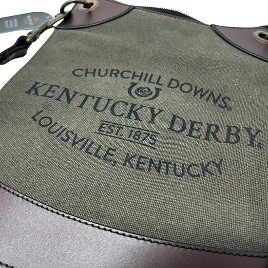 Military Green Churchill Downs Crossbody - A Taste of Kentucky