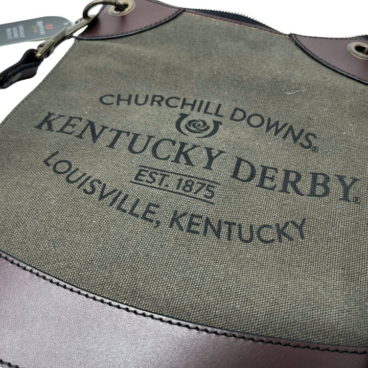Military Green Churchill Downs Crossbody - A Taste of Kentucky