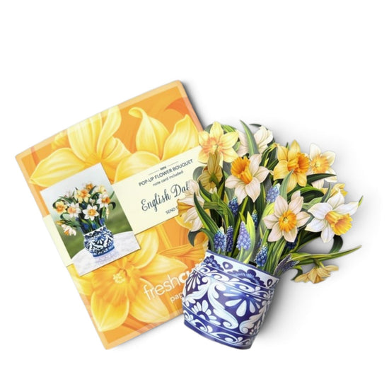 English Daffodils Paper Flower Bouquet - A Taste of Kentucky