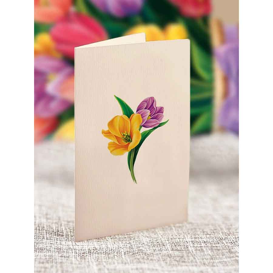 Mini Festive Tulips Paper Flower Bouquet - A Taste of Kentucky