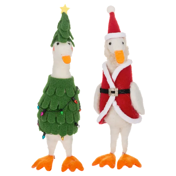 Christmas Geese 2pc set - A Taste of Kentucky