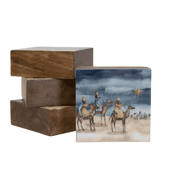 Nativity Wooden Block Collection - A Taste of Kentucky