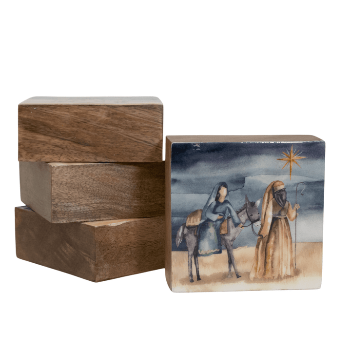 Nativity Wooden Block Collection - A Taste of Kentucky