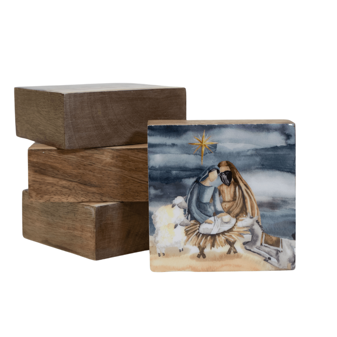 Nativity Wooden Block Collection - A Taste of Kentucky