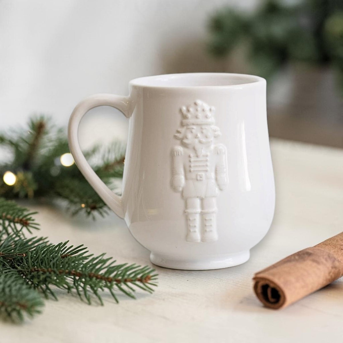 Royal Nutcracker Embossed Coffee Mug