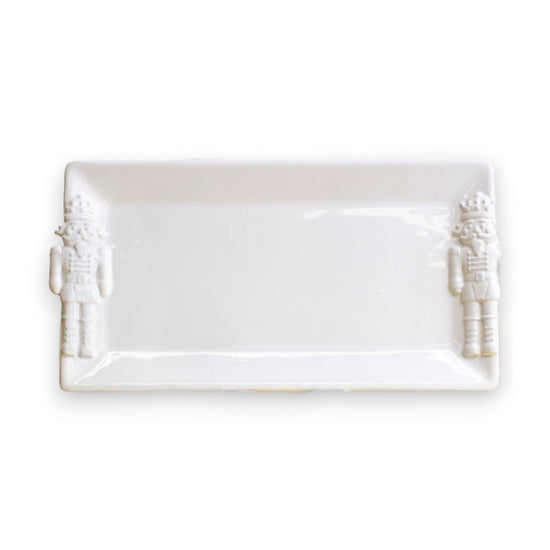 Royal Nutcracker Embossed Rectangle Platter