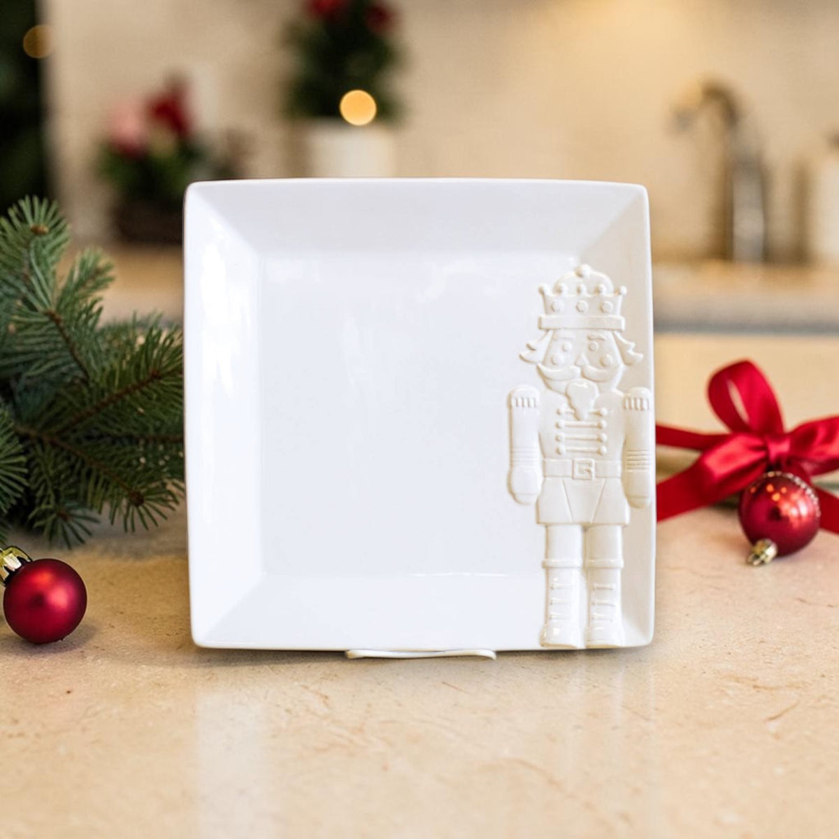 Royal Nutcracker Embossed Platter