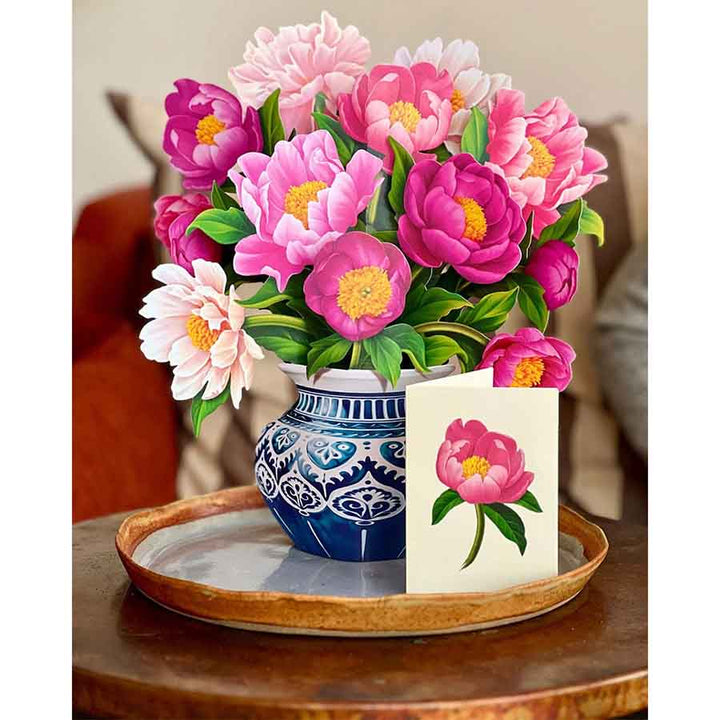 Peony Paradise Paper Flower Bouquet - A Taste of Kentucky