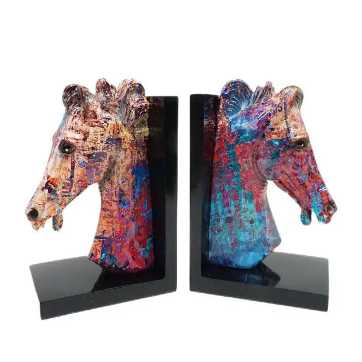Resin Horse Book End Set - A Taste of Kentucky