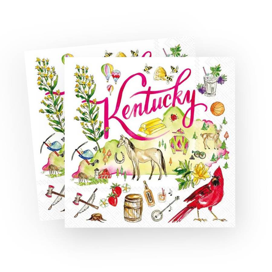 Rosanne Beck Kentucky Napkins - A Taste of Kentucky