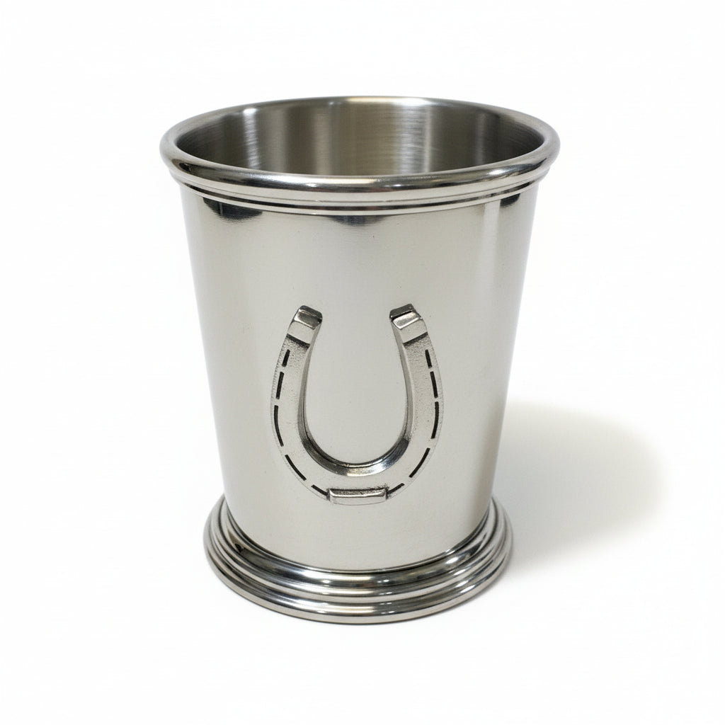 Salisbury Kentucky Mint Julep Cup | 9 oz. Polished Pewter | Multiple Designs - A Taste of Kentucky