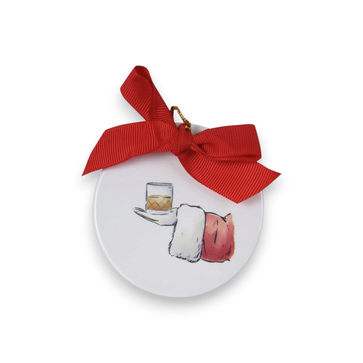 Glass of Bourbon Ornaments
