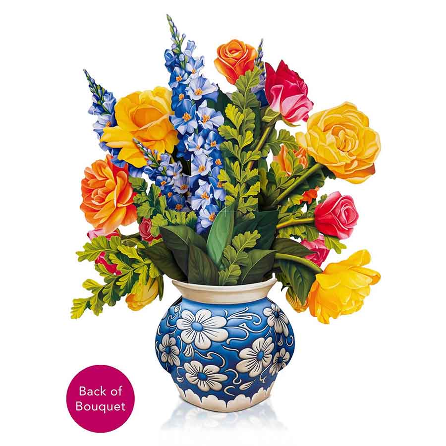 Sorbet Roses Paper Flower Bouquet - A Taste of Kentucky
