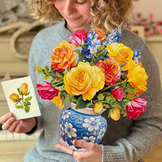 Sorbet Roses Paper Flower Bouquet - A Taste of Kentucky
