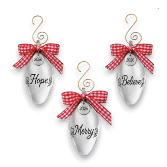 Engraved Spoon Bowl Christmas Ornament - A Taste of Kentucky