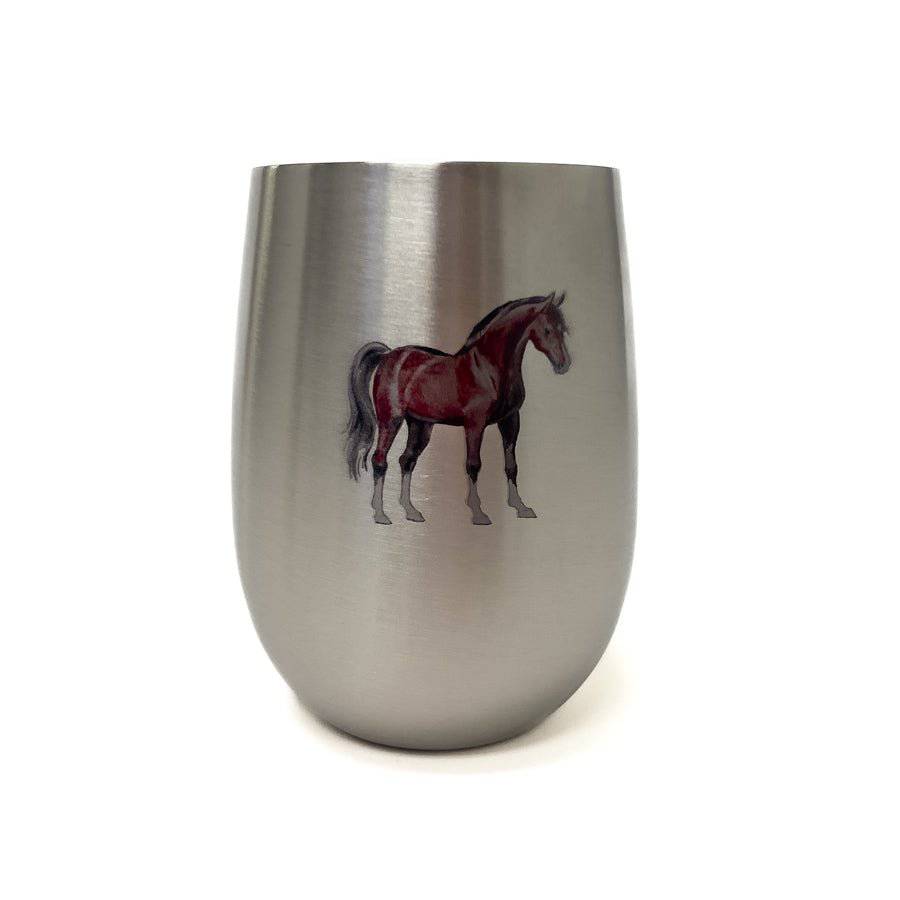 Stainless Steel Stemless Wine Glass - A Taste of Kentucky