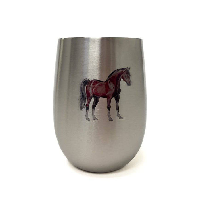 Stainless Steel Stemless Wine Glass - A Taste of Kentucky