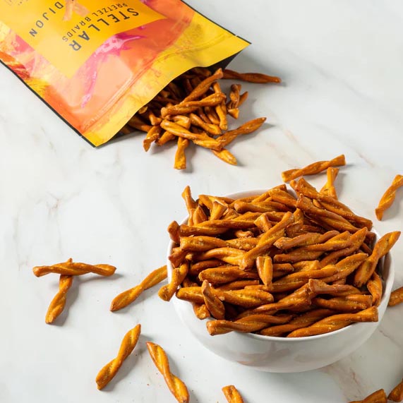 Stellar Snacks Pretzels – 5 oz or 12 oz Bags (5 Assorted Flavors) - A Taste of Kentucky