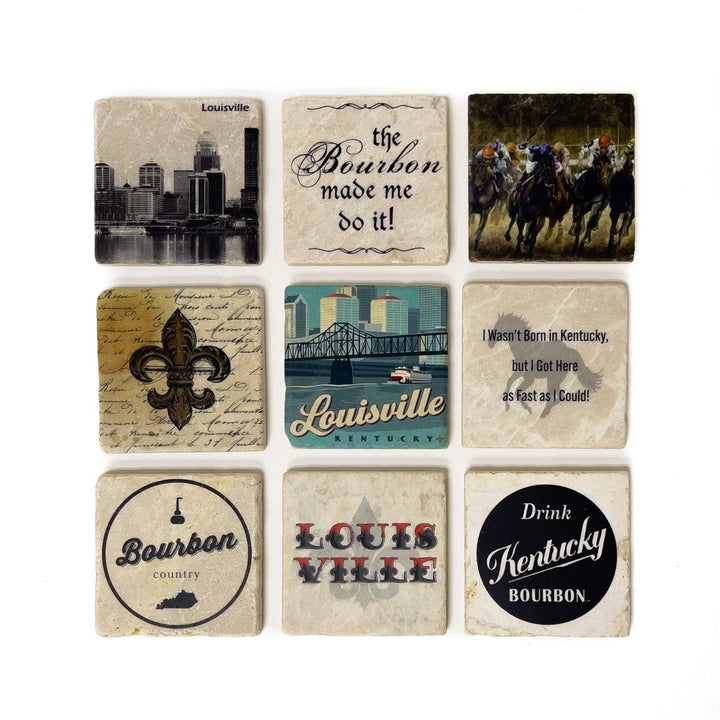 Stone Coasters by Studio Vertu - A Taste of Kentucky