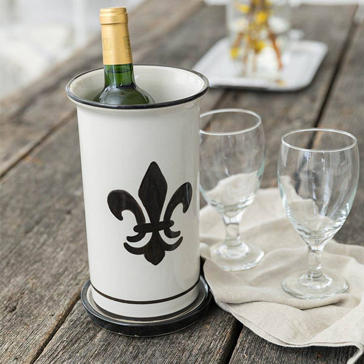 Stoneware & Co - Black Fleur de Lis - A Taste of Kentucky