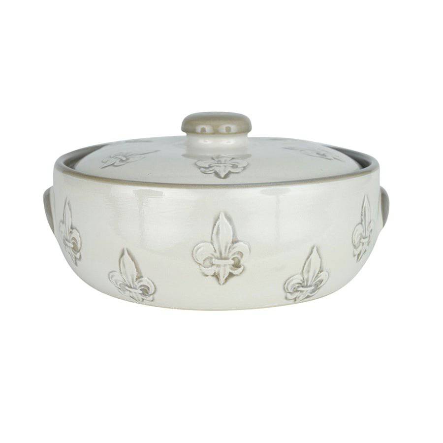 Stoneware & Co - Embossed Fleur de Lis - A Taste of Kentucky