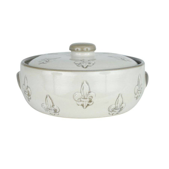 Stoneware & Co - Embossed Fleur de Lis - A Taste of Kentucky