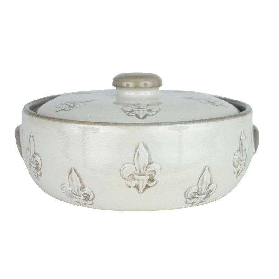 Stoneware & Co - Embossed Fleur de Lis - A Taste of Kentucky
