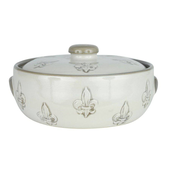 Stoneware & Co - Embossed Fleur de Lis - A Taste of Kentucky