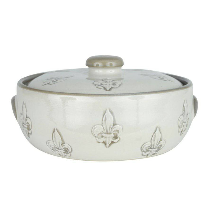 Stoneware & Co - Embossed Fleur de Lis - A Taste of Kentucky