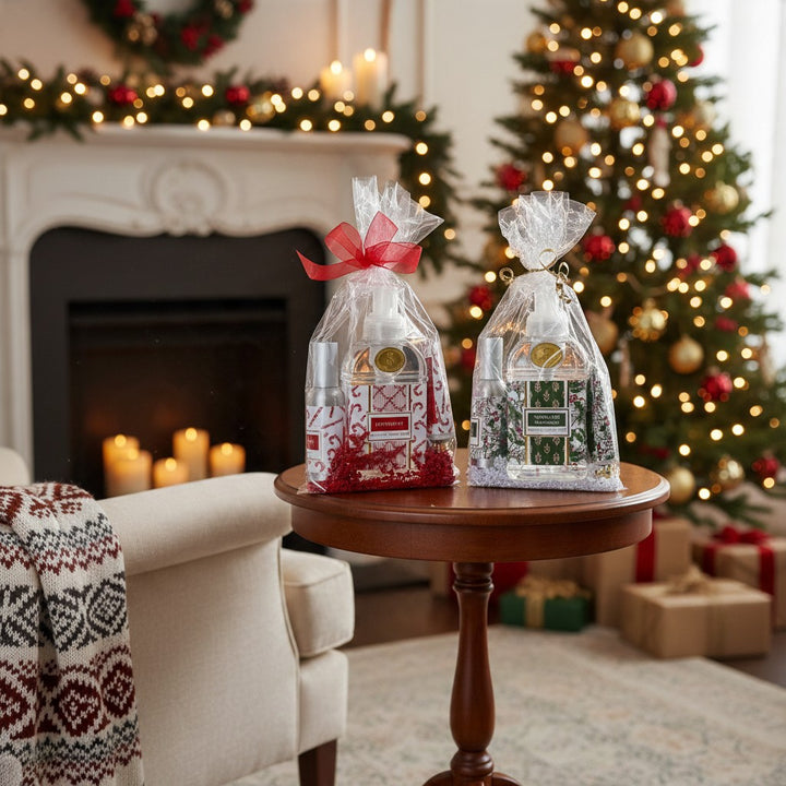 8 Oak Lane Holiday Gift Set | Room Spray, Foaming Hand Soap & Hand Cream Christmas Gift